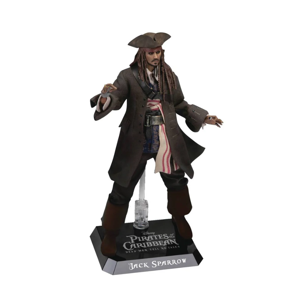 Pirates of the Caribbean : Captain Jack Sparrow Dynamic 8ction Heroes Figure by Beast Kindom (DAH-017)