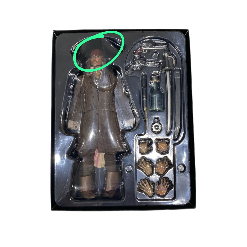DAH-017 Pirates of the Caribbean Cap. Jack Sparrow [MISSING PARTS] - Image 3