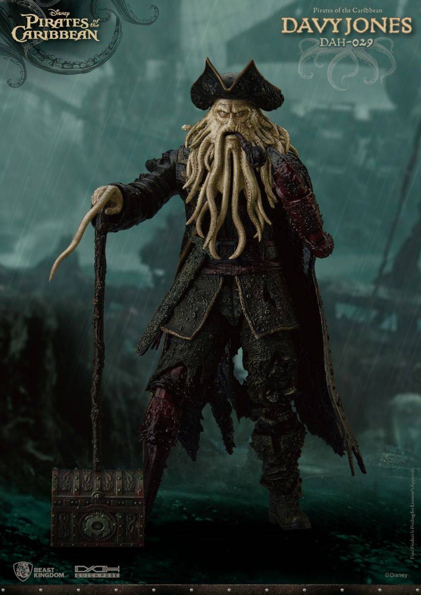 Pirates of the Caribbean : At World's End Davy Jones Dynamic 8ction Heroes Figure by Beast Kingdom  (DAH-029) - Image 3