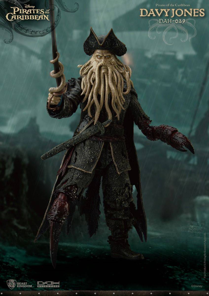 Pirates of the Caribbean : At World's End Davy Jones Dynamic 8ction Heroes Figure by Beast Kingdom  (DAH-029) - Image 4