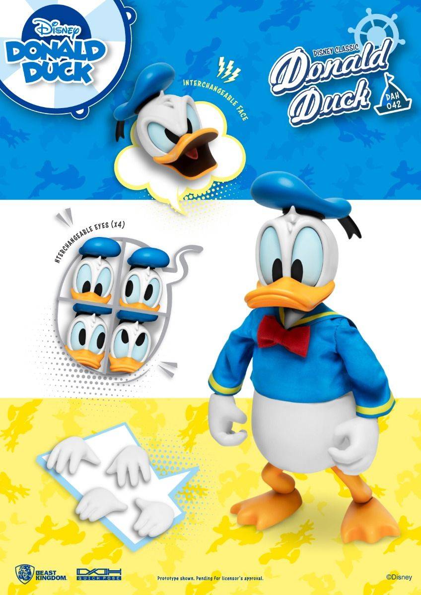 Disney Classic Donald Duck Action Figure by Beast Kingdom (DAH-042) - Image 2