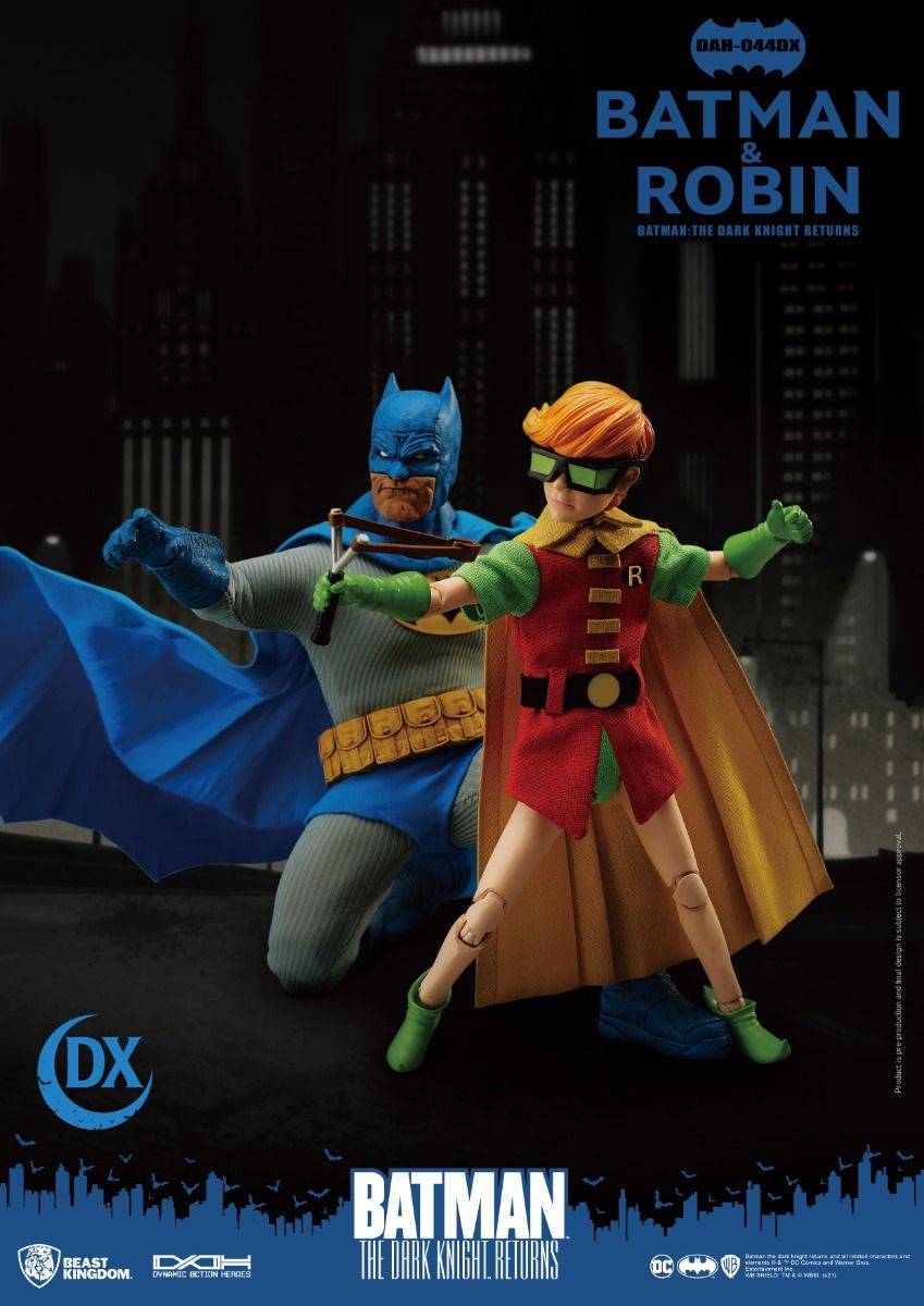 DC Comics Batman The Dark Knight Returns: Batman & Robin Dynamic 8ction Heroes Action Figures ( DAH-044DX) - Image 3