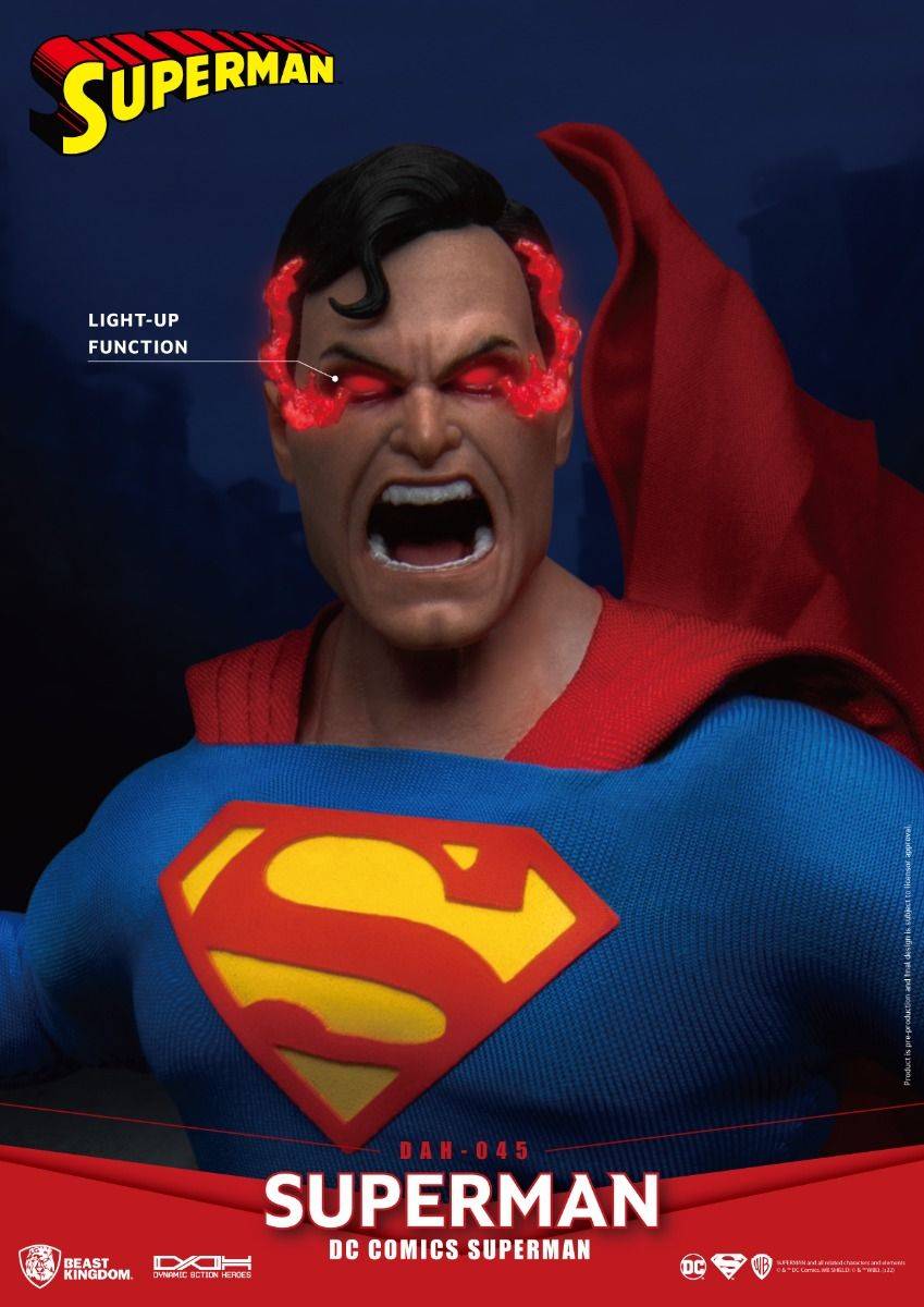 DC Comics Super Man Dynamic 8ction Heroes Figure by Beast Kingdom (DAH-045) - Image 3