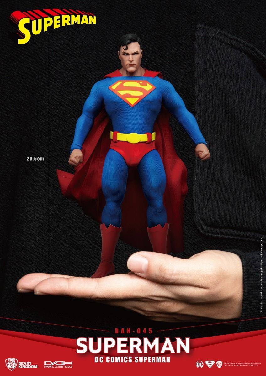 DC Comics Super Man Dynamic 8ction Heroes Figure by Beast Kingdom (DAH-045) - Image 4