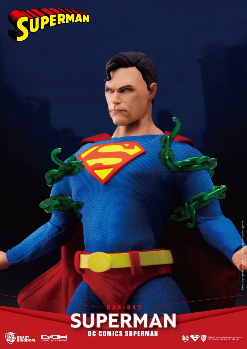 DC Comics Super Man Dynamic 8ction Heroes Figure by Beast Kingdom (DAH-045) - Image 5