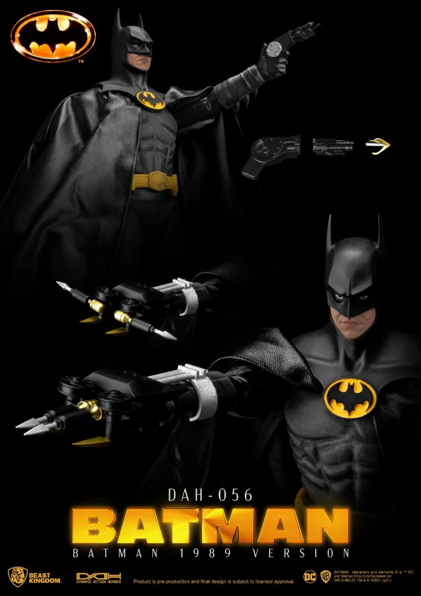 Batman 1989 Batman Dynamic 8ction Heroes Figure by Beast Kingdom (DAH-056) - Image 2