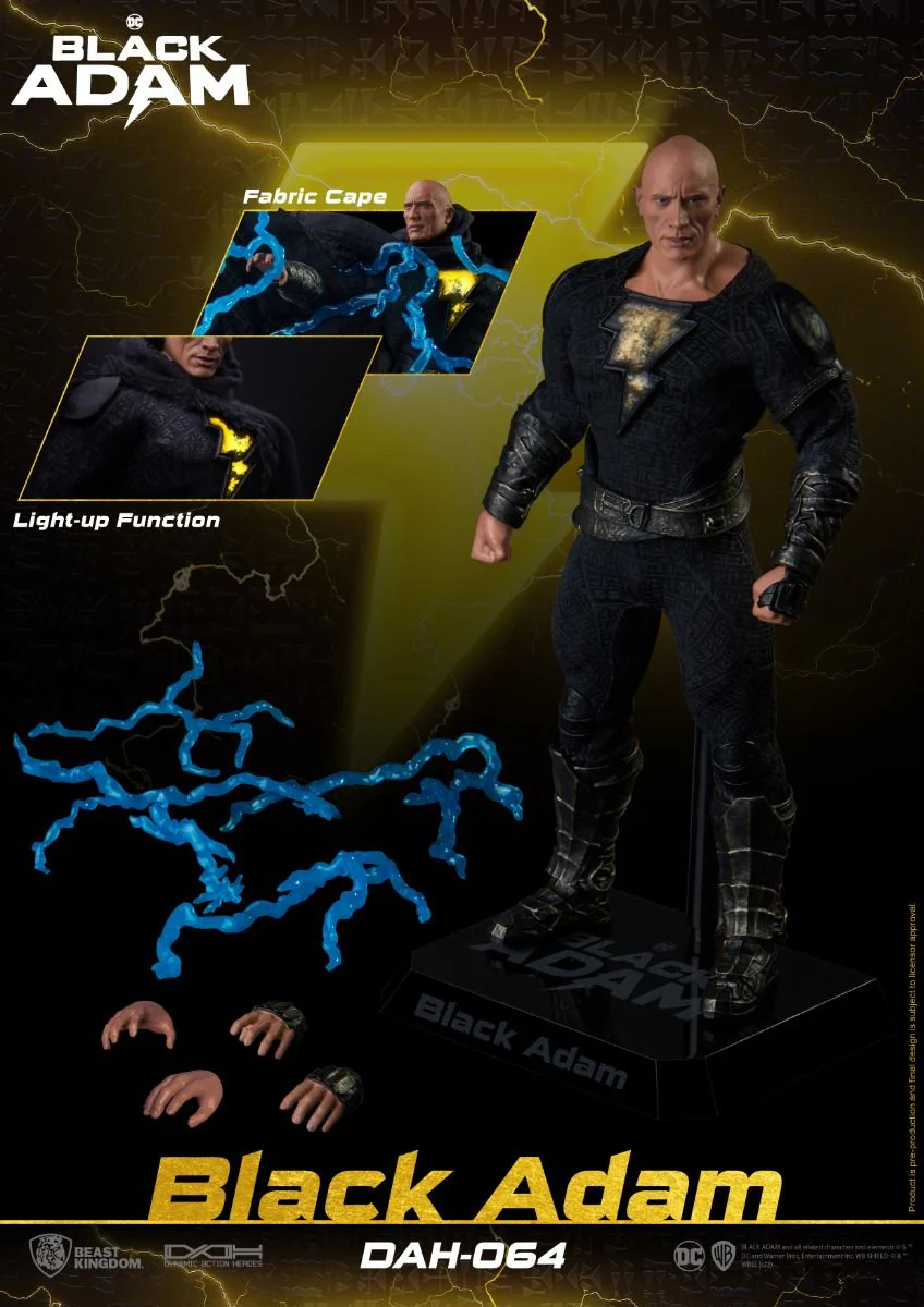 DC Comics Black Adam DAH Action Figure by Beast Kingdom (DAH-064) - Image 3
