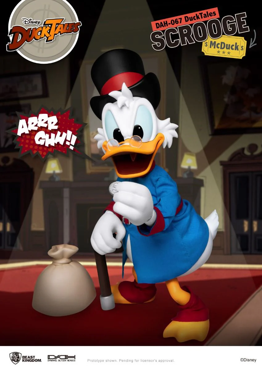 DuckTales Scrooge McDuck Action Figure By Beast Kingdom (DAH-067) - Image 2