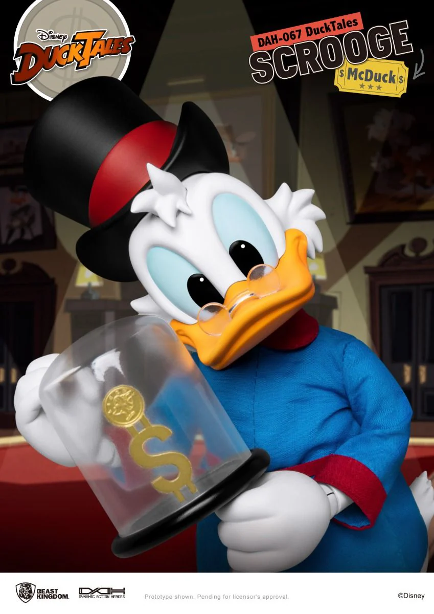 DuckTales Scrooge McDuck Action Figure By Beast Kingdom (DAH-067) - Image 3