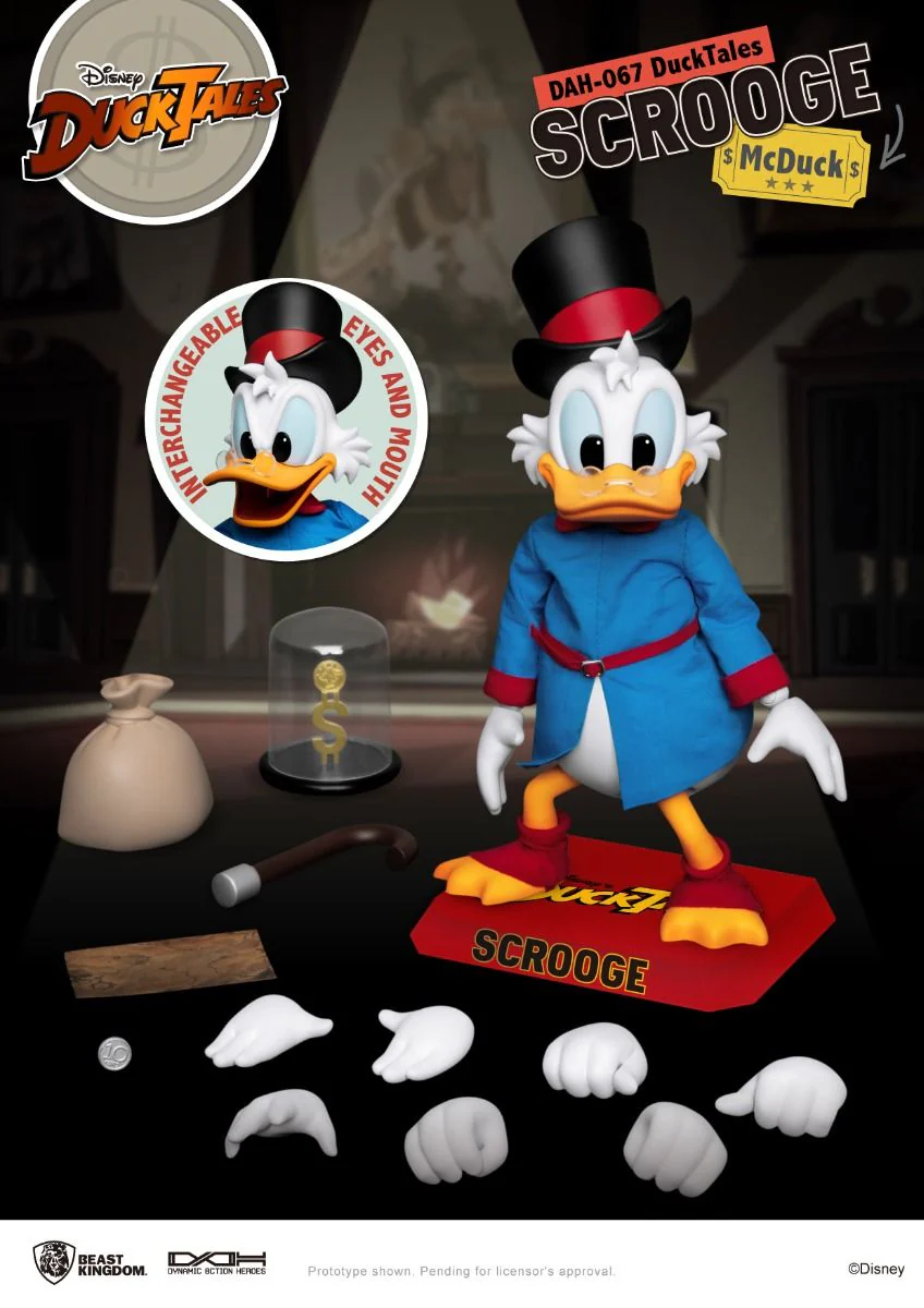 DuckTales Scrooge McDuck Action Figure By Beast Kingdom (DAH-067) - Image 4