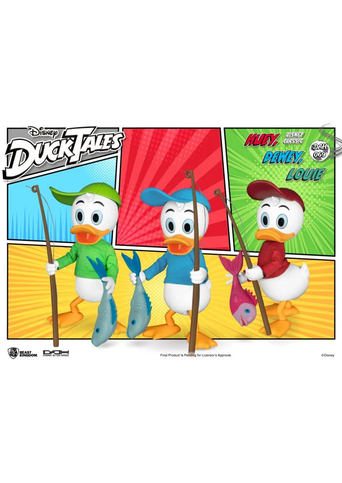 Ducktales Huey Dewey Louie Action Figure By Beast Kingdom (DAH-069) - Image 2