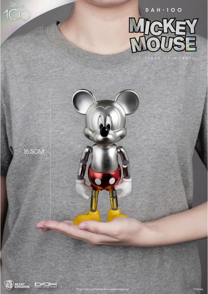 Disney 100 Years of Wonder Mickey Mouse Action Figure By Beast Kingdom (DAH-100) - Image 5
