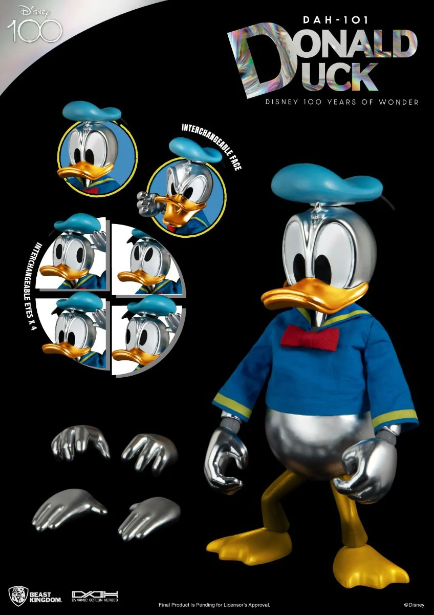 Donald Duck Disney 100 Years of Wonder Action Figure By Beast Kingdom (DAH-101) - Image 4