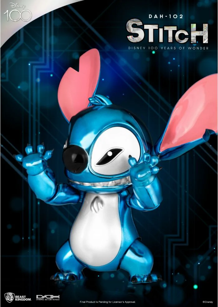 Stitch Disney 100 Years of Wonder Action Figure By Beast Kingdom (DAH-102) - Image 4