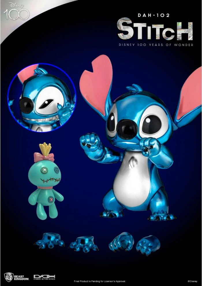 Stitch Disney 100 Years of Wonder Action Figure By Beast Kingdom (DAH-102) - Image 5