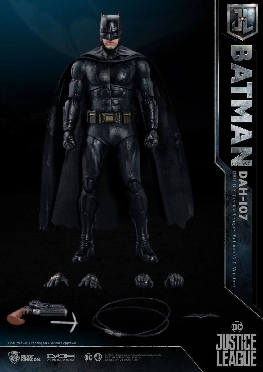 DAH-107 Justice League Batman Dynamic Action Heroes By Beast Kingdom - Image 3