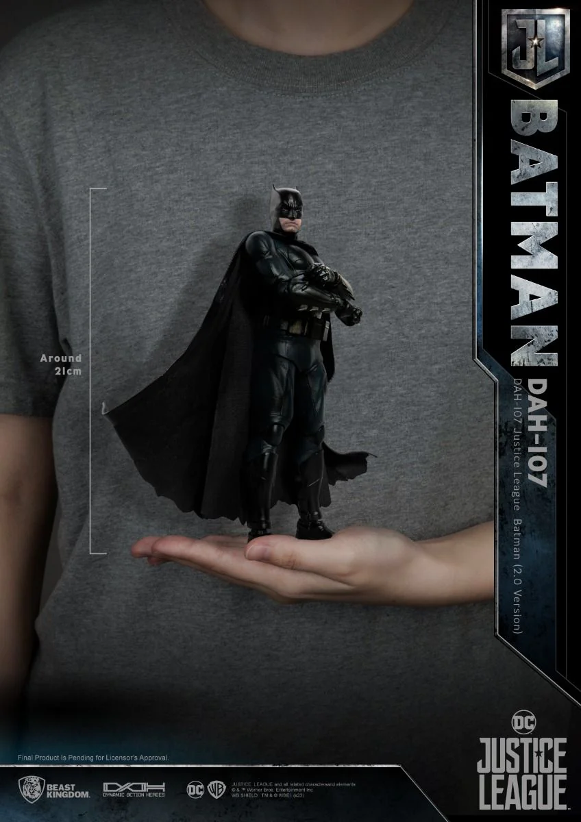 DAH-107 Justice League Batman Dynamic Action Heroes By Beast Kingdom - Image 5