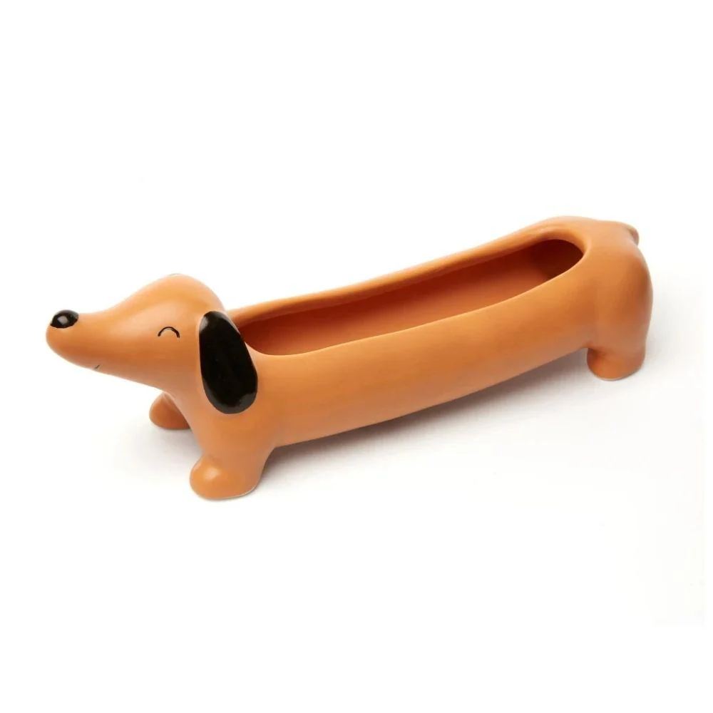 DAISY THE DACHSHUND PLANTER