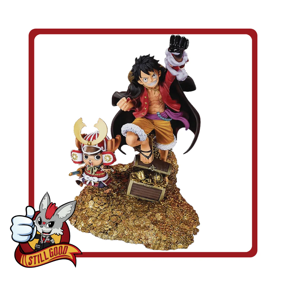 Figuarts Zero  WT100 Luffy and Chopper [MINIMAL DAMAGE ON ACCESORIES]