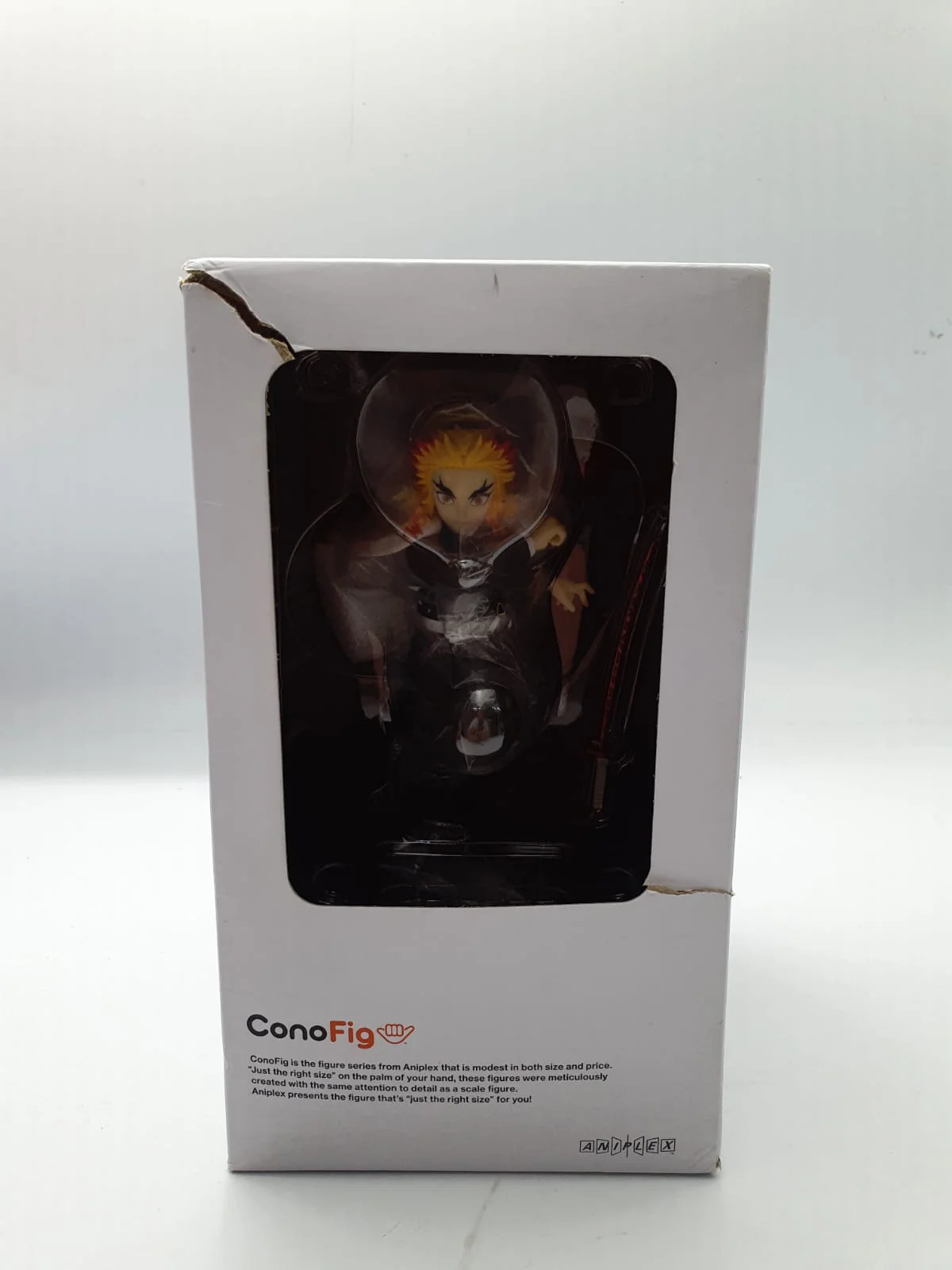 Demon Slayer Kimetsu no Yaiba Kyojuro Rengoku ConoFig Figure by Aniplex [DAMAGED BOX] - Image 2