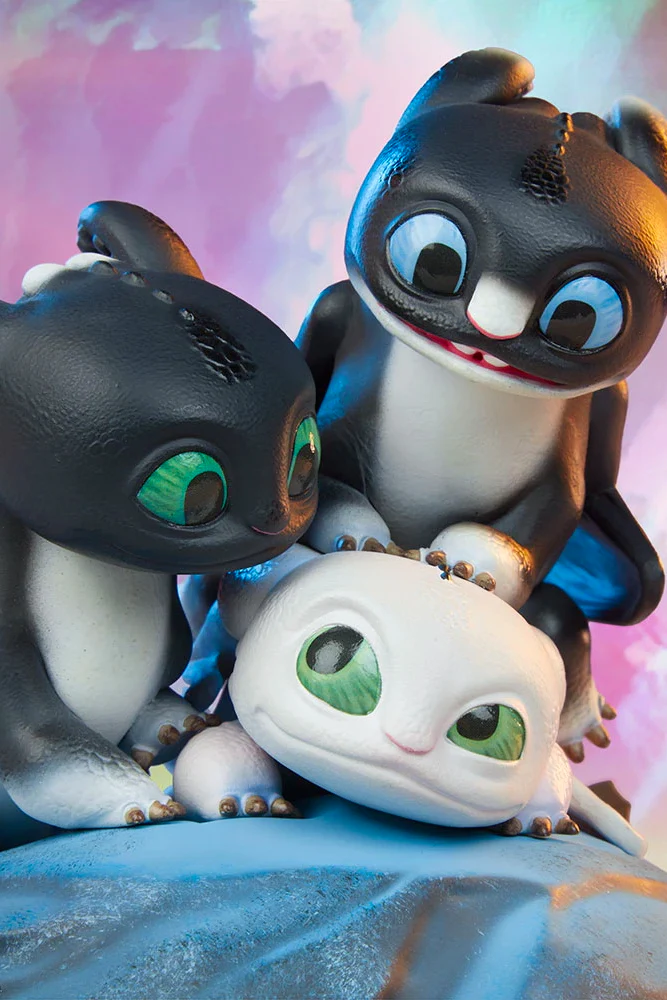 How to Train your Dragon? Dart, Pouncer, and Ruffrunner Statue Statue by Sideshow - Image 2