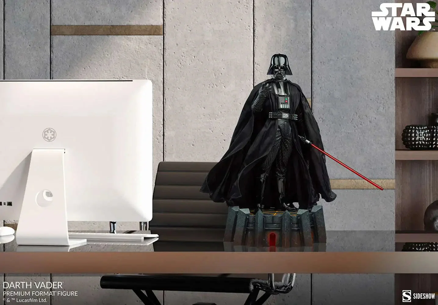 Star Wars : Darth Vader Premium Format 1/4 Scale Figure By Sideshow - Image 4