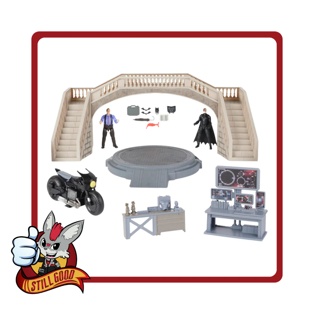DC Batman Movie Moments Bat Cave Playset by Spin Master [Damaged Box]