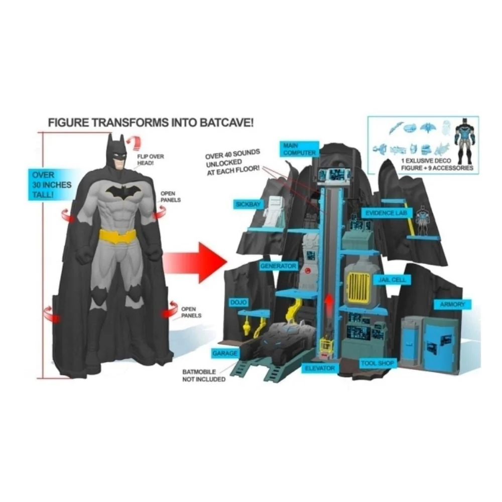 DC Batman Transforming Playset - Image 4