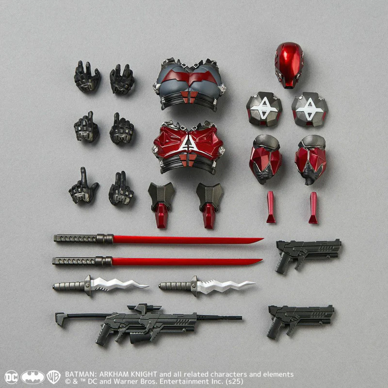 Dc Comics Amazing Yamaguchi Arkam Knight Ver.1,5 By Articulated Figures Kaiyodo - Image 5