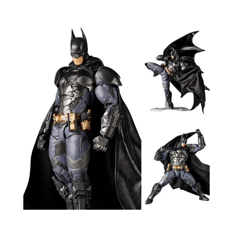 DC Comics Amazing Yamaguchi Batman (Batman: Arkham Knight) Articulated Figure by Kaiyodo - Image 2