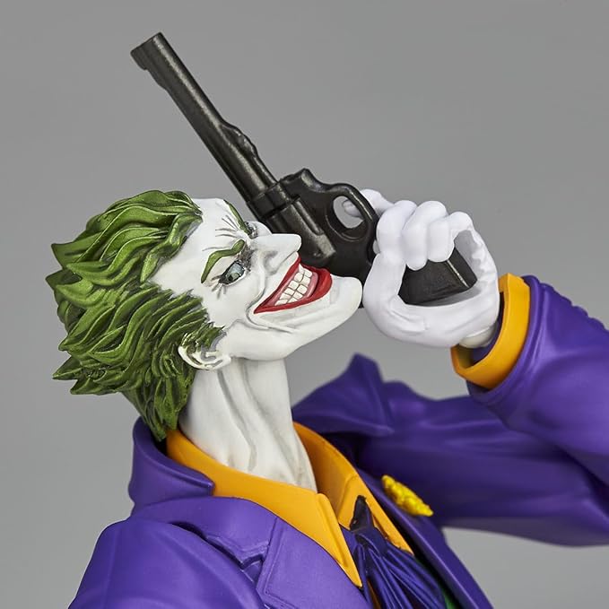 Dc Comics Amazing Yamaguchi Ver.1.5 Joker Arkham Knight Revoltech Articulated Figures By Kaiyodo - Image 3