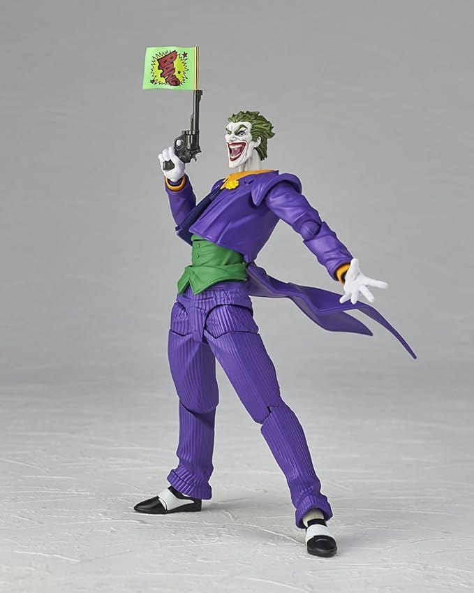 Dc Comics Amazing Yamaguchi Ver.1.5 Joker Arkham Knight Revoltech Articulated Figures By Kaiyodo - Image 4