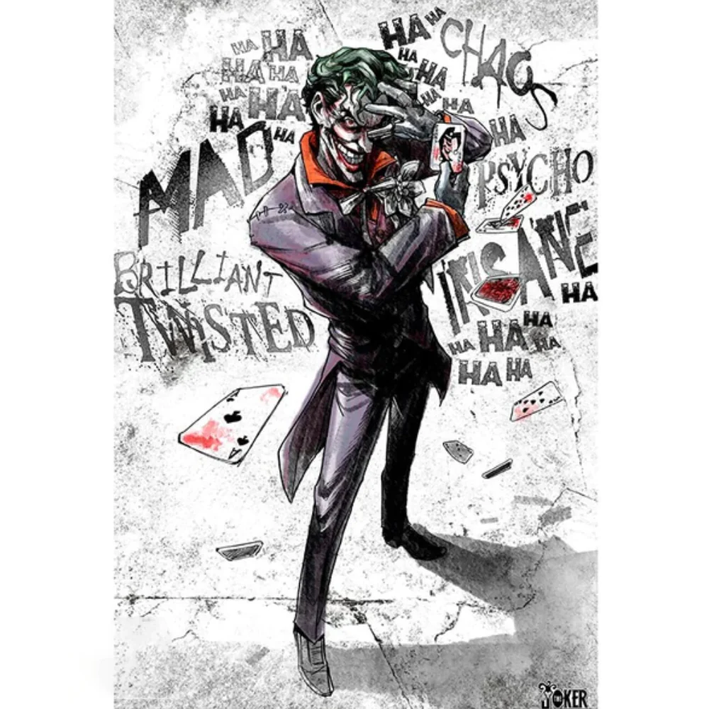 Dc Comics Joker Type 91X61 cm Poster by Gb Eye