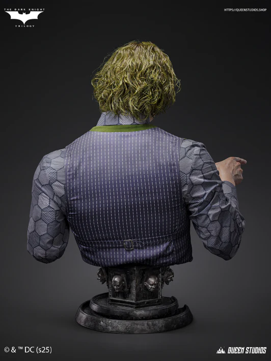 DC Comics The Joker (The Dark Knight) Life Size Bust By Queen Studios - Image 3