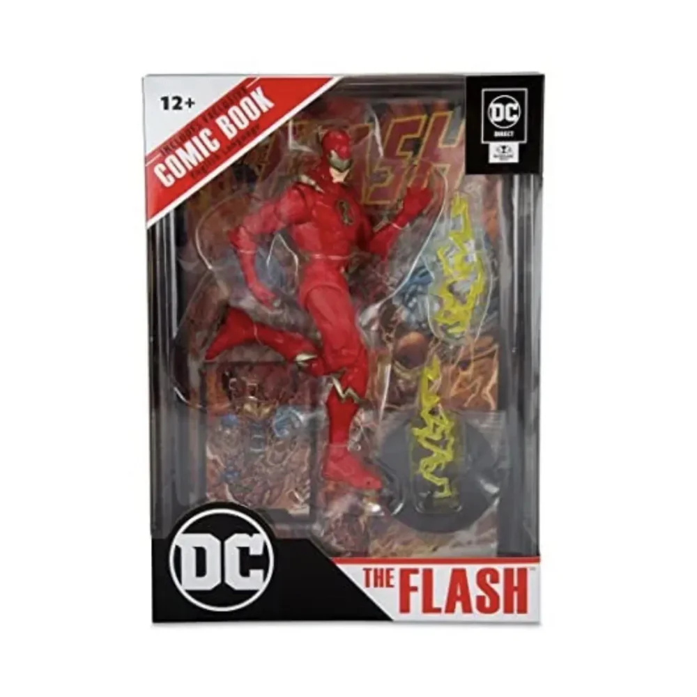 Barry Allen The Flash w/The Flash Comic (DC Page Punchers) 7" Figure