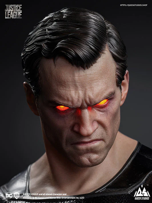 DC Superman (Black Suit) 1/3 Scale Statue (Premium Edition) By Queen Studios - Image 8