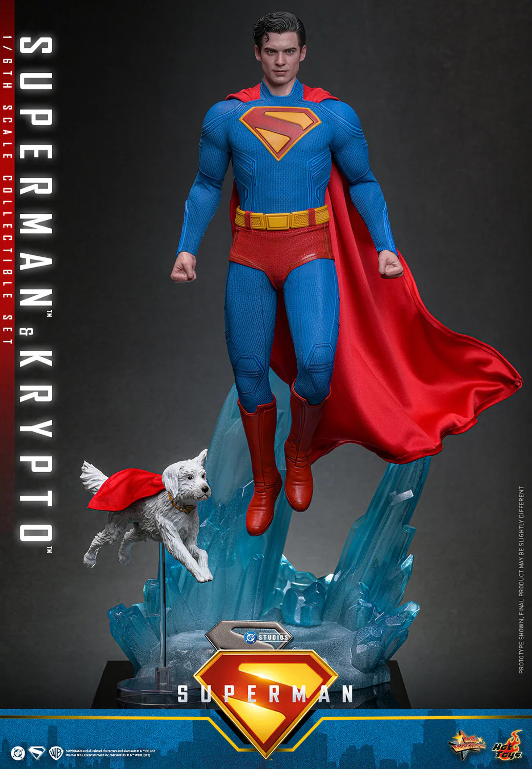 DC Superman & Krypto Sixth Scale Action Figure By Hot Toys - Image 3