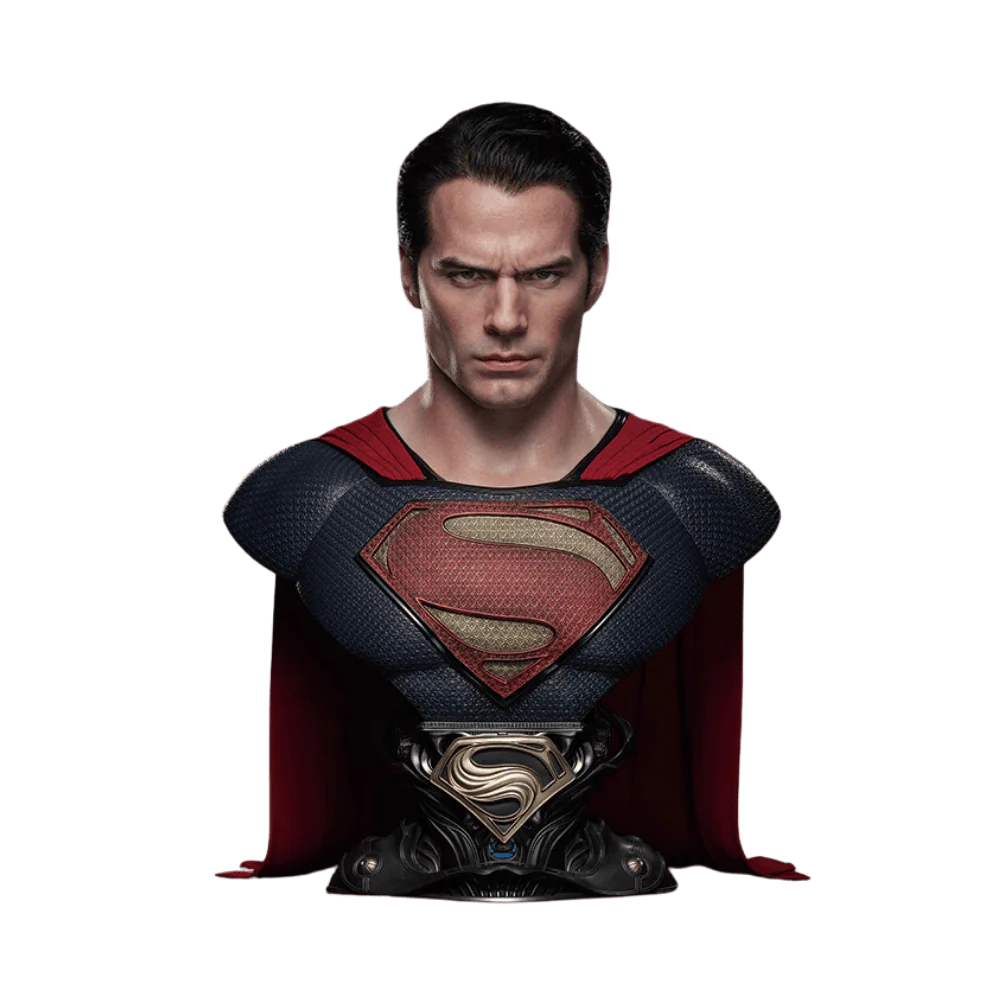DC Superman ( Red & Blue Suit ) Life-size Bust By Queen Studios
