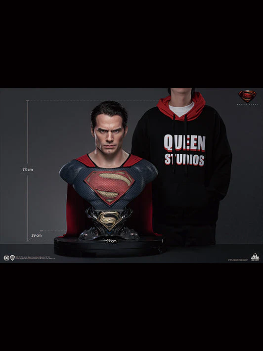 DC Superman ( Red & Blue Suit ) Life-size Bust By Queen Studios - Image 5