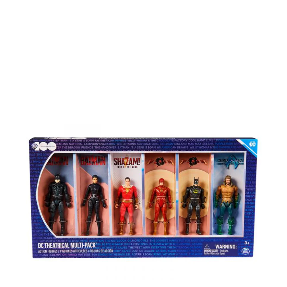 DC Universe Theatrical Multi-Pack 6 Super Heros By Spin Master