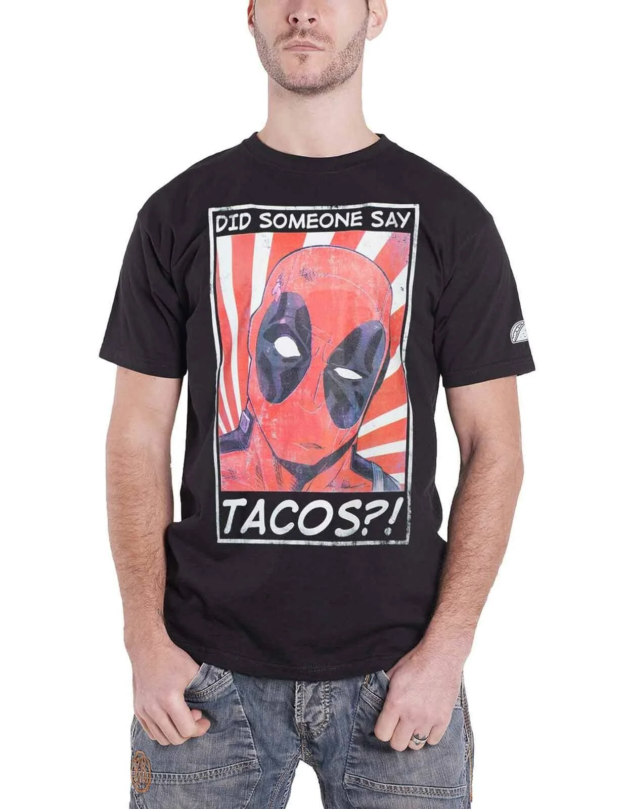 Marvel's Deadpool Tacos? Men's T-shirt by Difuzed - Image 2