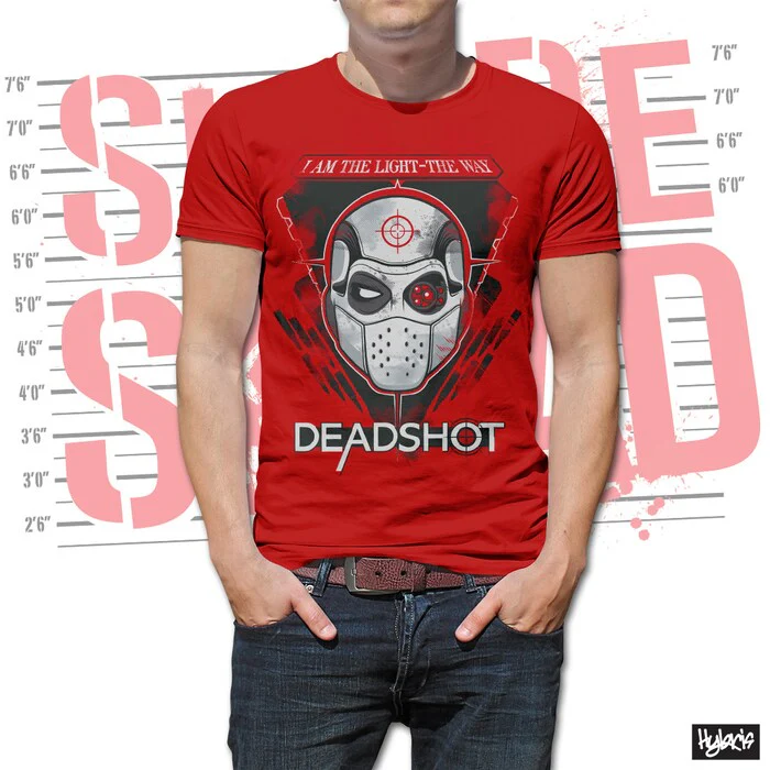 DC Comics Deadshot I Am the Way Red T-Shirt (Medium) - Image 2