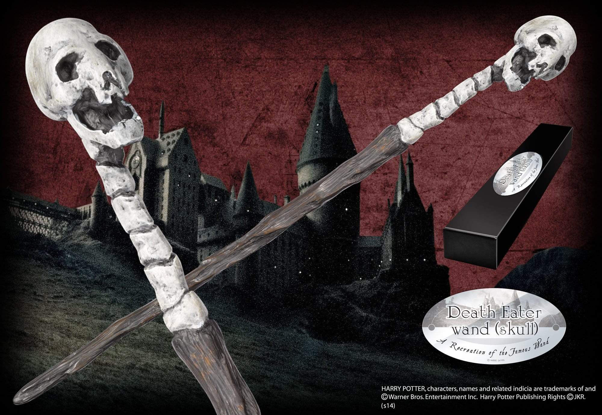 Death Eater Character Wand – Skull
