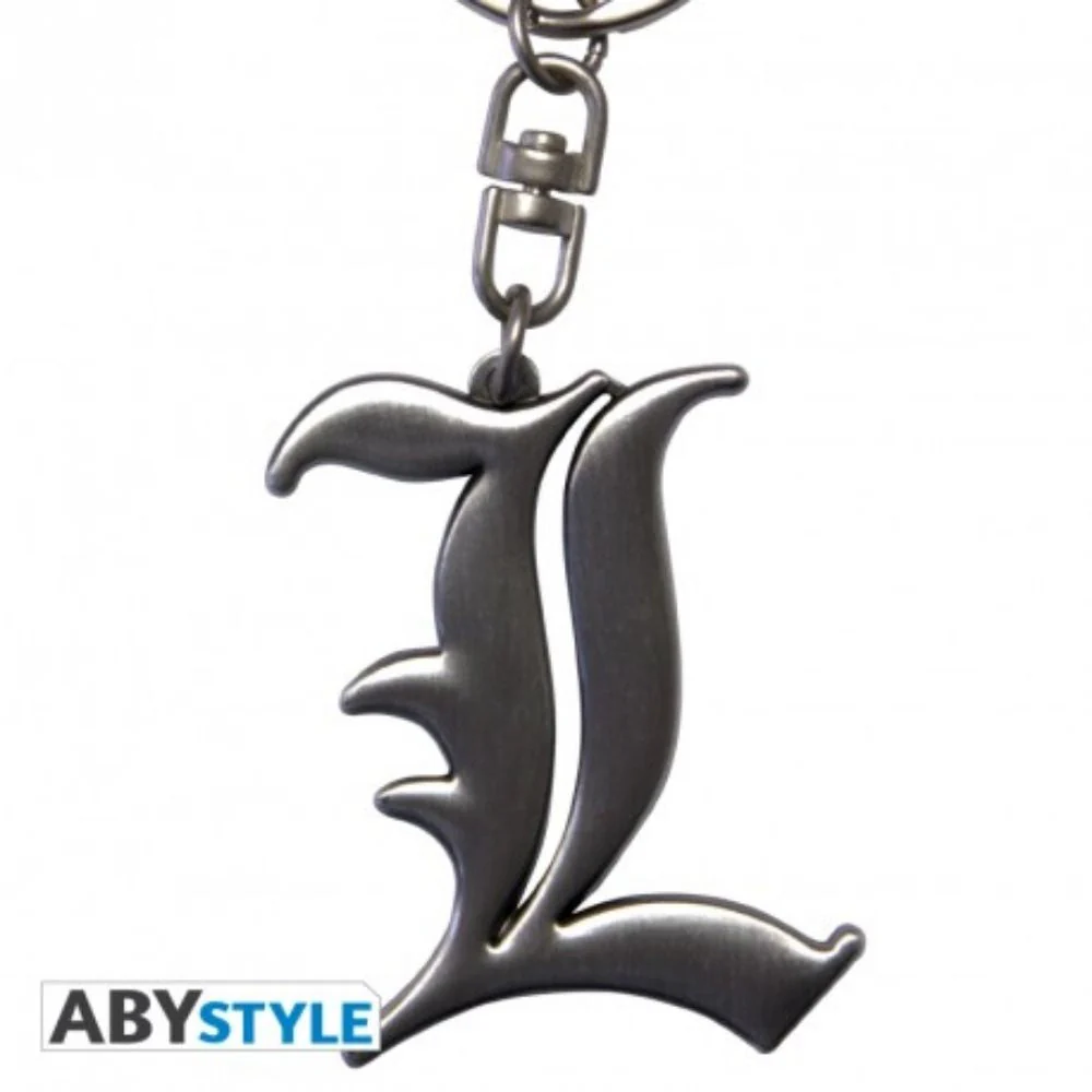 DEATH NOTE - Keychain 3D "L Symbol"