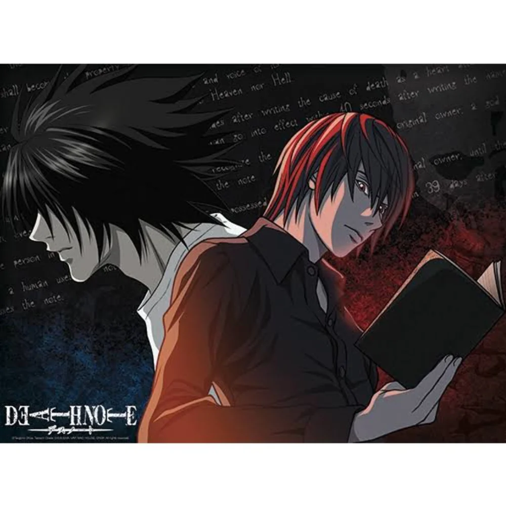 Death Note L Vs Light 52X38 cm Poster by Abysse