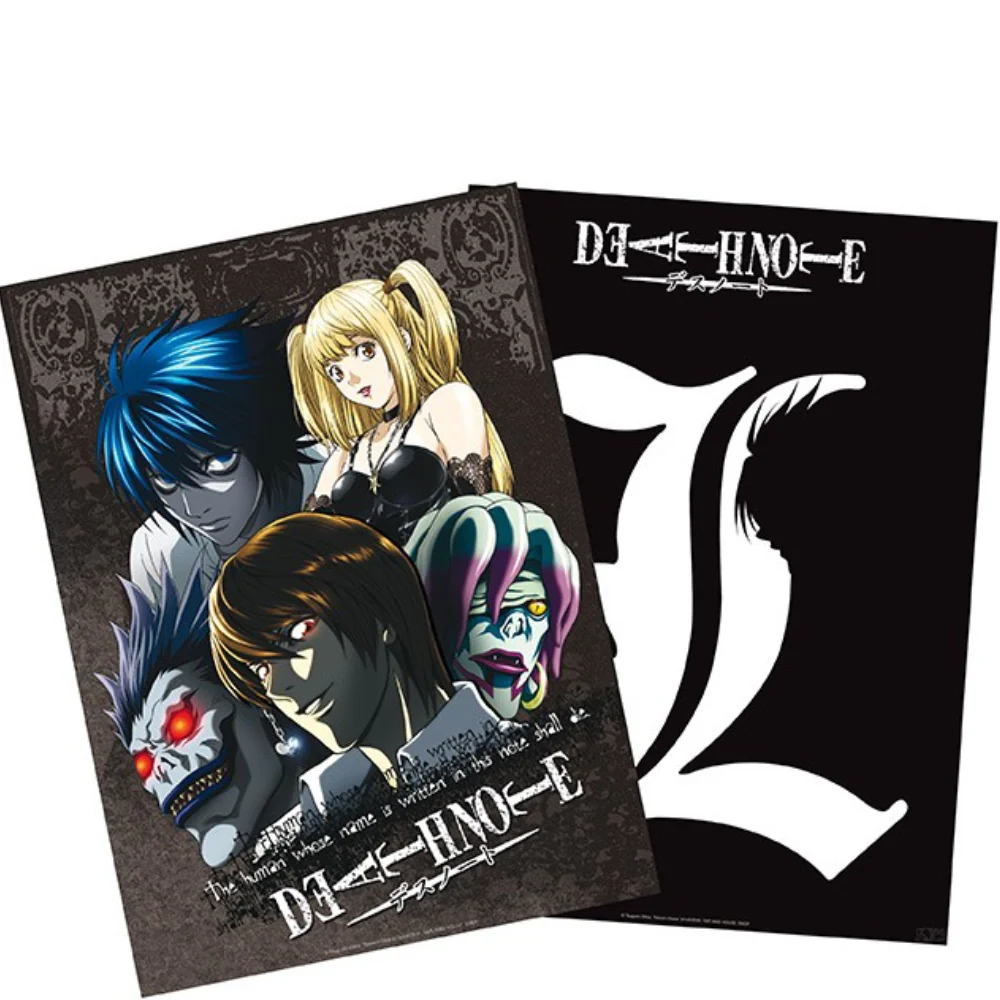 Death Note L & Group 52X38 cm Set 2 Chibi Posters by Abysse