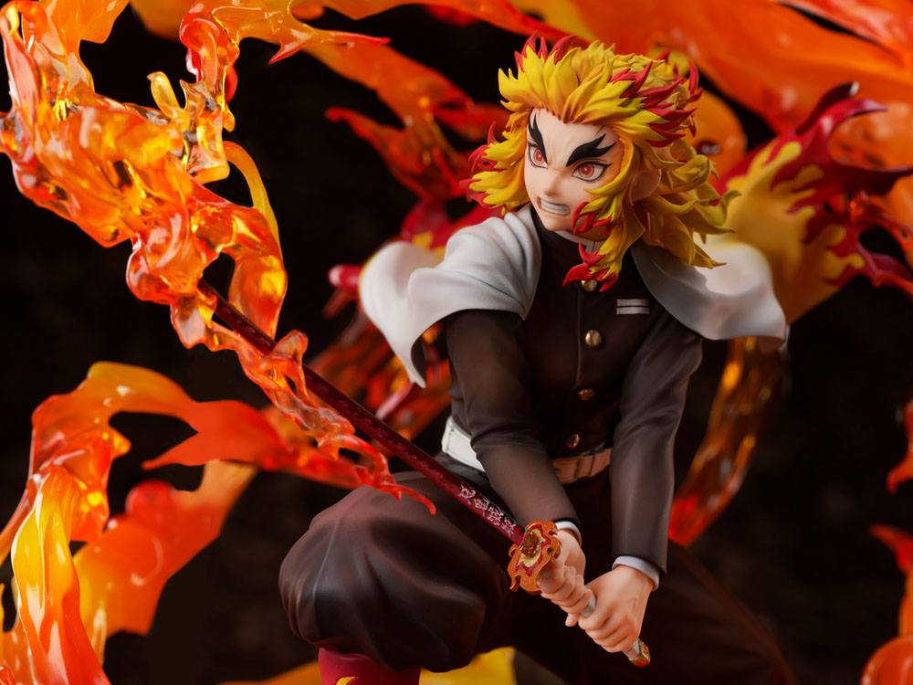 Demon Slayer Kimetsu No Yaiba Kyojuro Rengoku 1/8 Scale Figure - Image 2