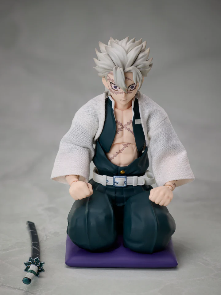 Demon Slayer: Kimetsu no Yaiba BUZZmod. Sanemi Shinazugawa 1/12 Scale Action Figure By Aniplex - Image 3