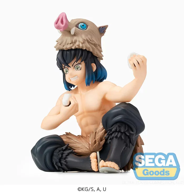 Demon Slayer Kimetsu Inosuke Hashibira No Yaiba Pm Perching Figure by Sega - Image 2
