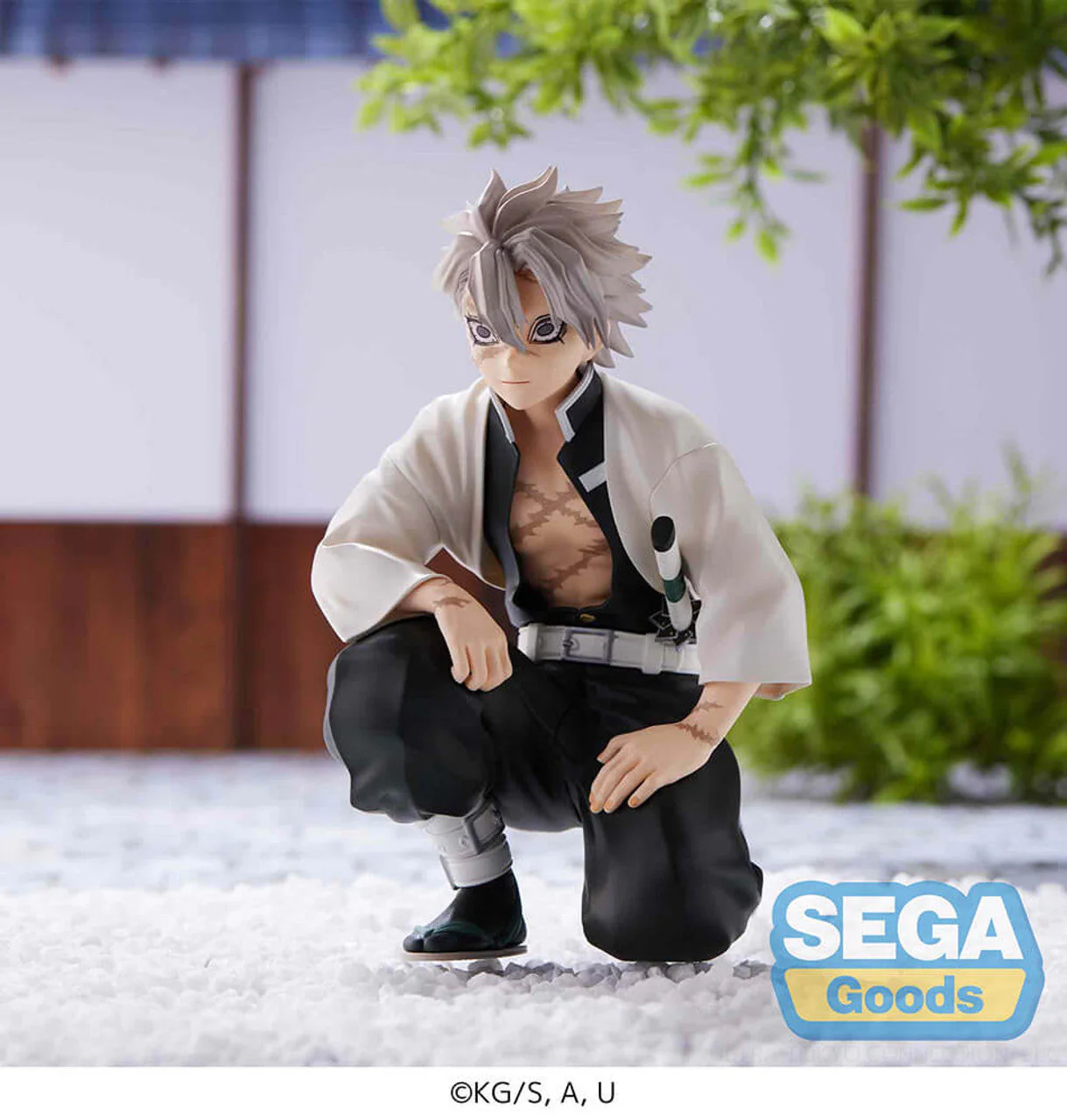 Demon Slayer Kimetsu no Yaiba Sanemi Shinazugawa Hashira Meeting PM Perching Figure by SEGA - Image 3